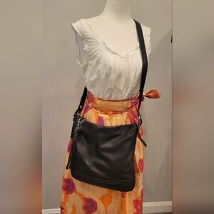Coach | Vintage Y2K SoHo Slim K05S-1414 Legacy Black Leather shoulder crossbody